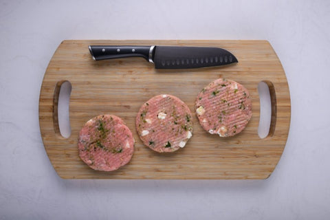 Turkey Burger with Feta & Garlic